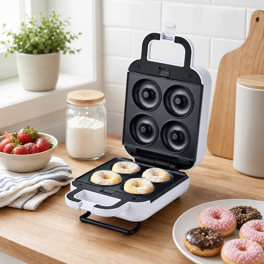 JS Gourmet Appareil 3 en 1 Baker's Treat - beignets, gaufres et sandwichs - Simple Boutique