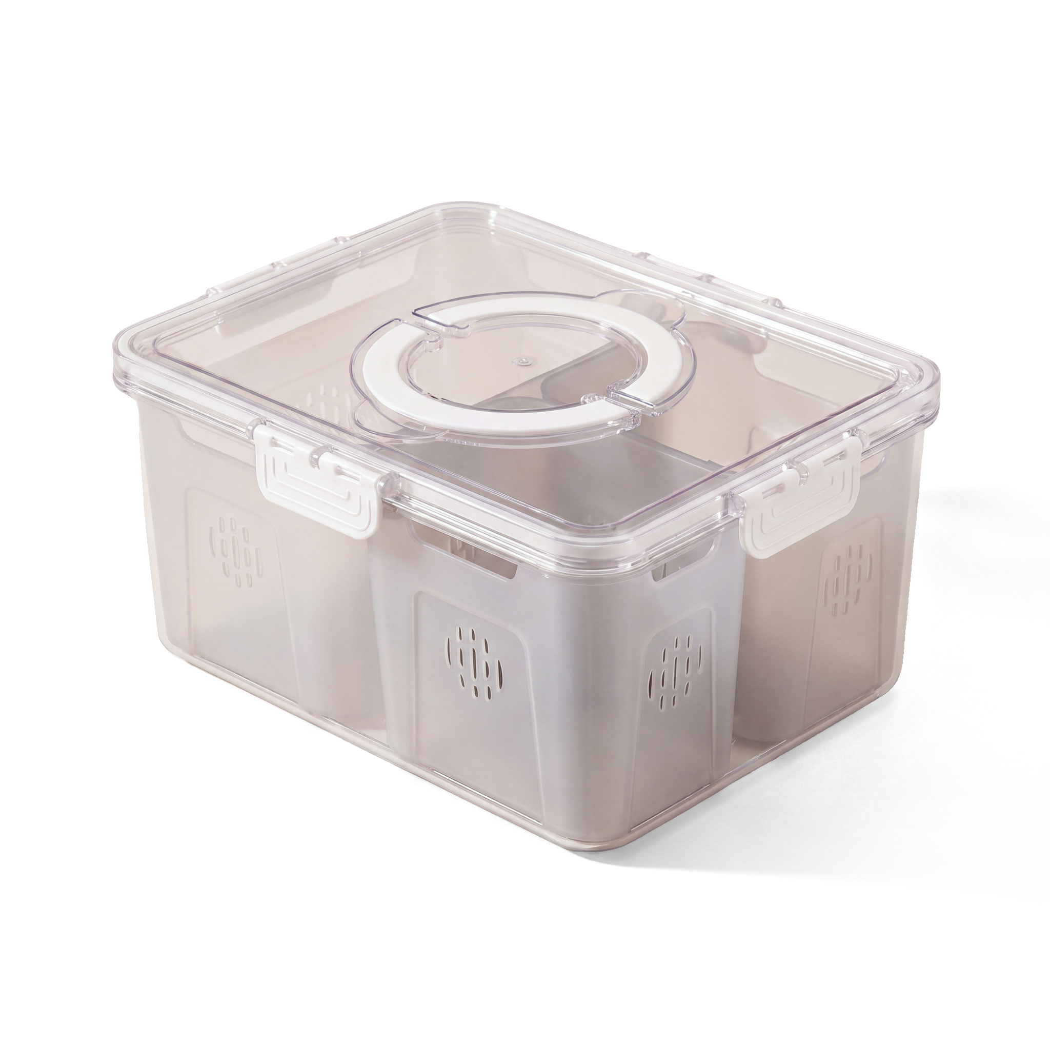 JS Gourmet Boîte à collations multifonction à 3 compartiments avec poignées - Simple Boutique