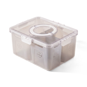 JS Gourmet Boîte à collations multifonction à 3 compartiments avec poignées - Simple Boutique