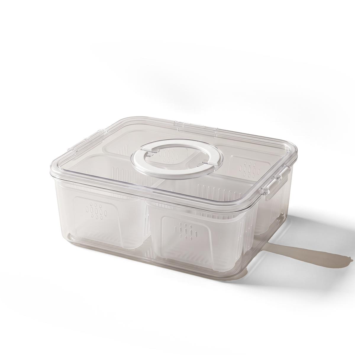 JS Gourmet Boîte à collations multifonction à 4 compartiments avec poignées - Simple Boutique