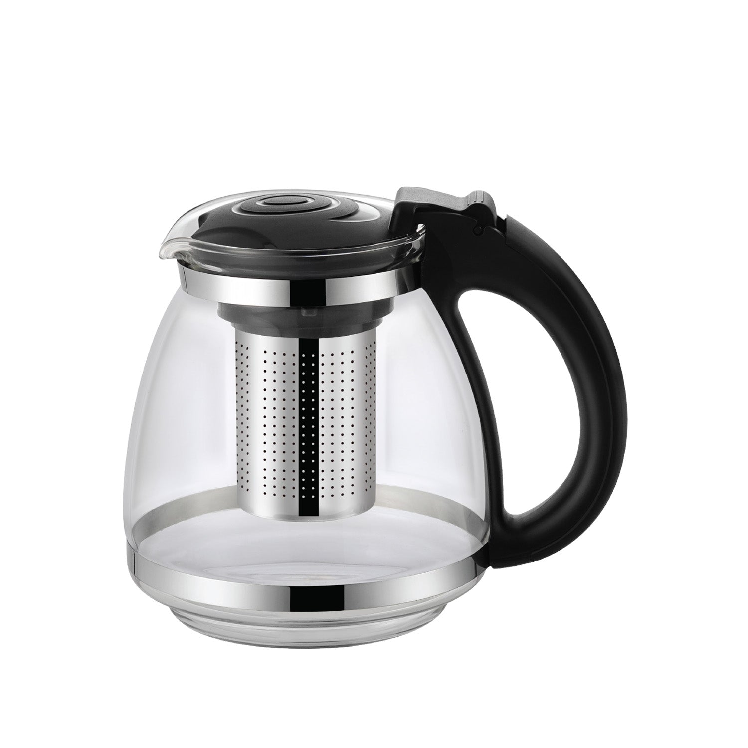 JS Gourmet - Bouilloire en Verre Avec Infuseur à Thé Intégré, Capacité de 1500ml - Simple Boutique