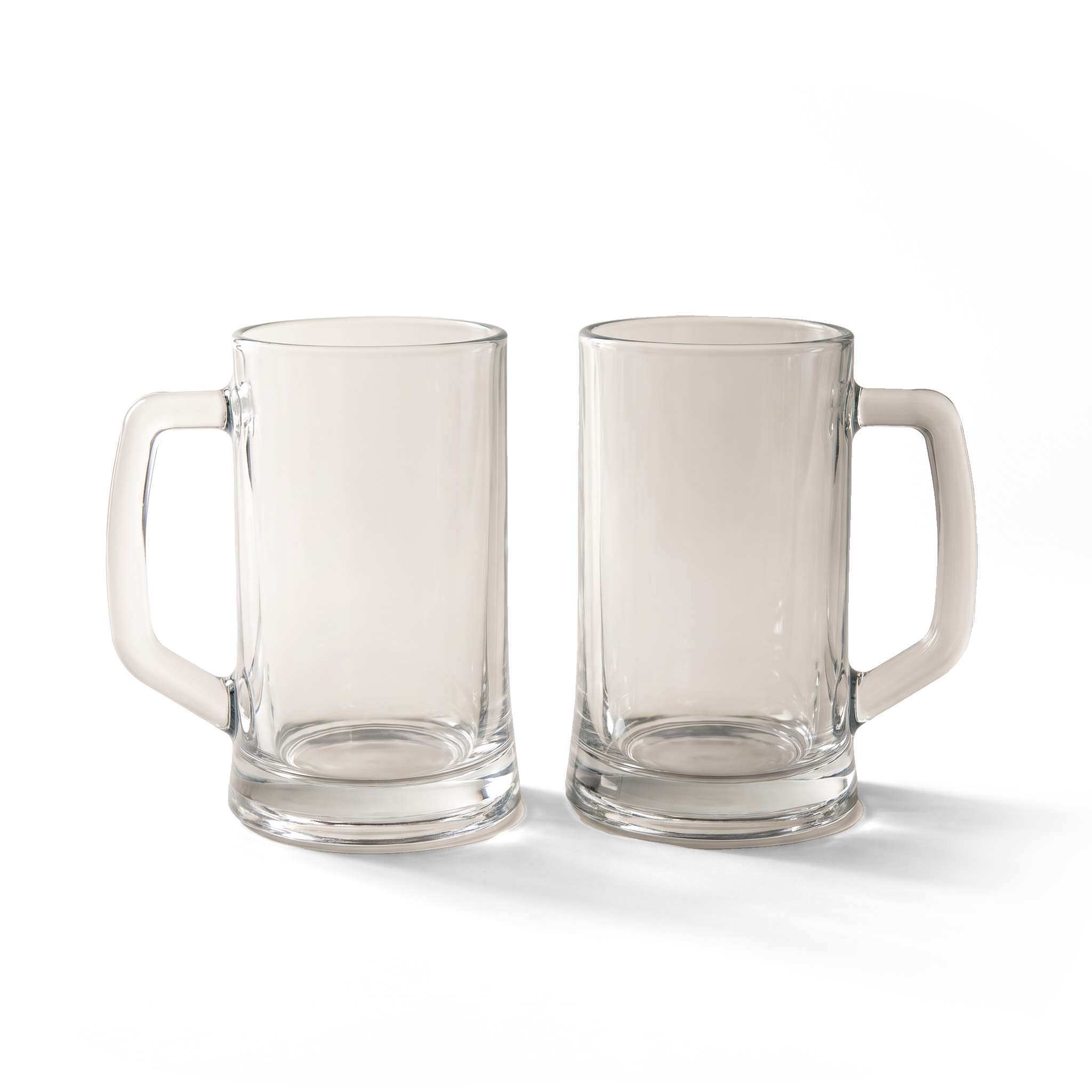 JS Gourmet Chopes à bière de brasserie avec poignée — Ensemble de 2, 500 ml - Simple Boutique