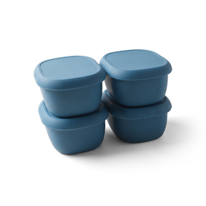 JS Gourmet Contenants à collation en silicone, lot de 4 - Simple Boutique