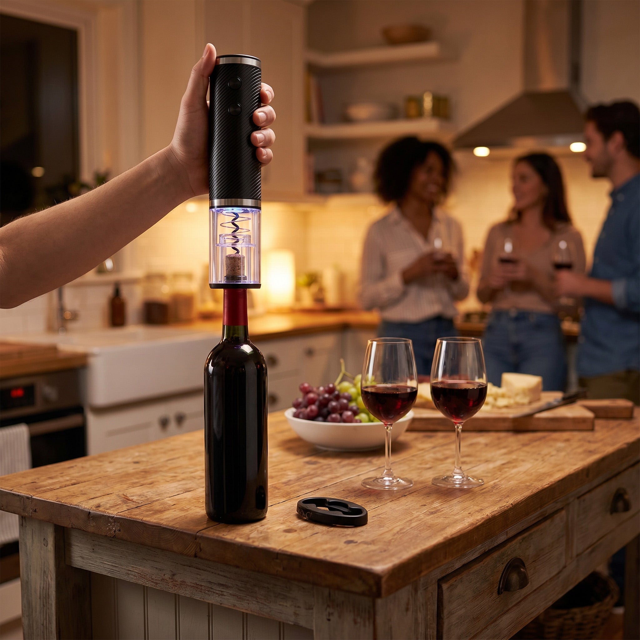 JS Gourmet Décapsuleur électrique rechargeable pour le vin - Simple Boutique