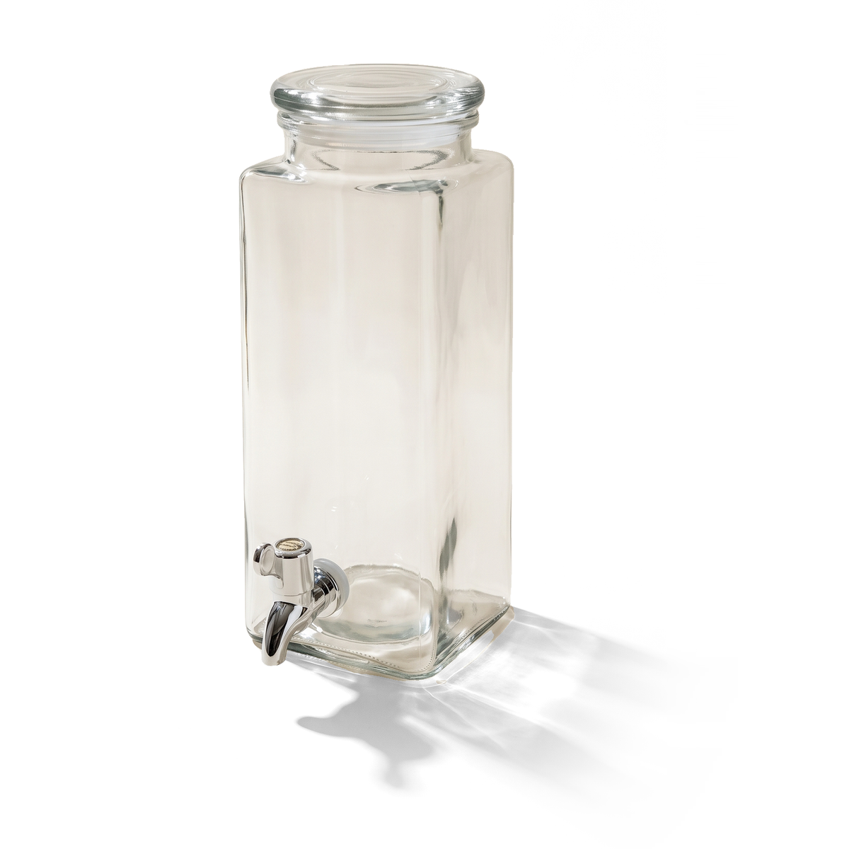 JS Gourmet Distributeur de boissons Slim en verre, 1,6 L - Simple Boutique