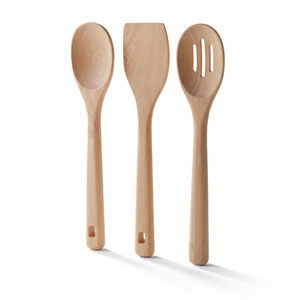 JS Gourmet Ensemble de 3 ustensiles de cuisine en hêtre - Simple Boutique
