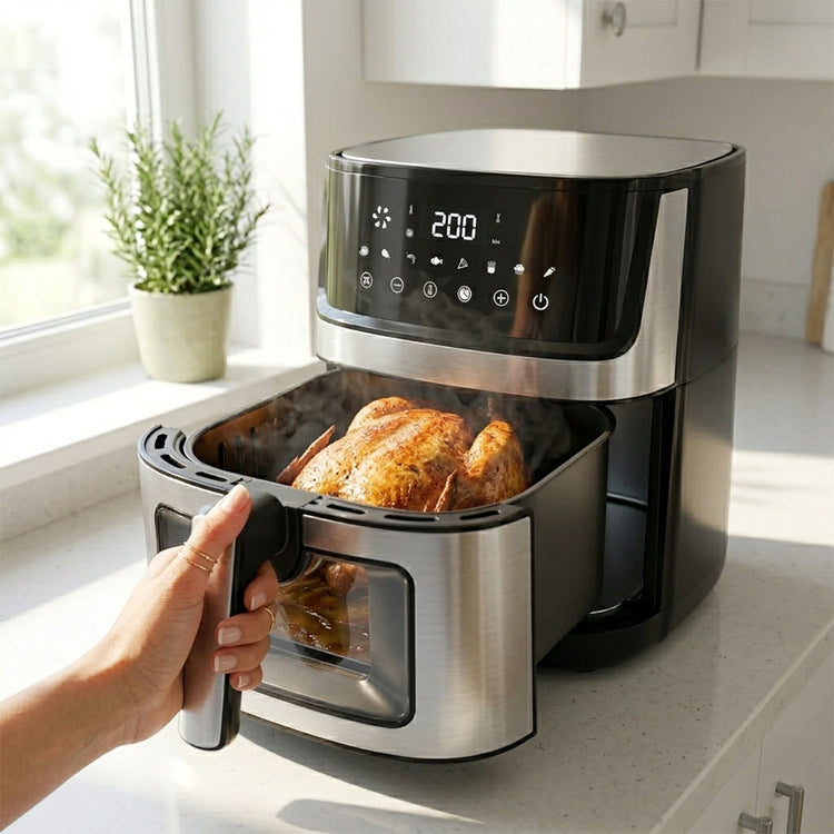 JS Gourmet Friteuse à air numérique programmable tactile de 7,5 L - Simple Boutique