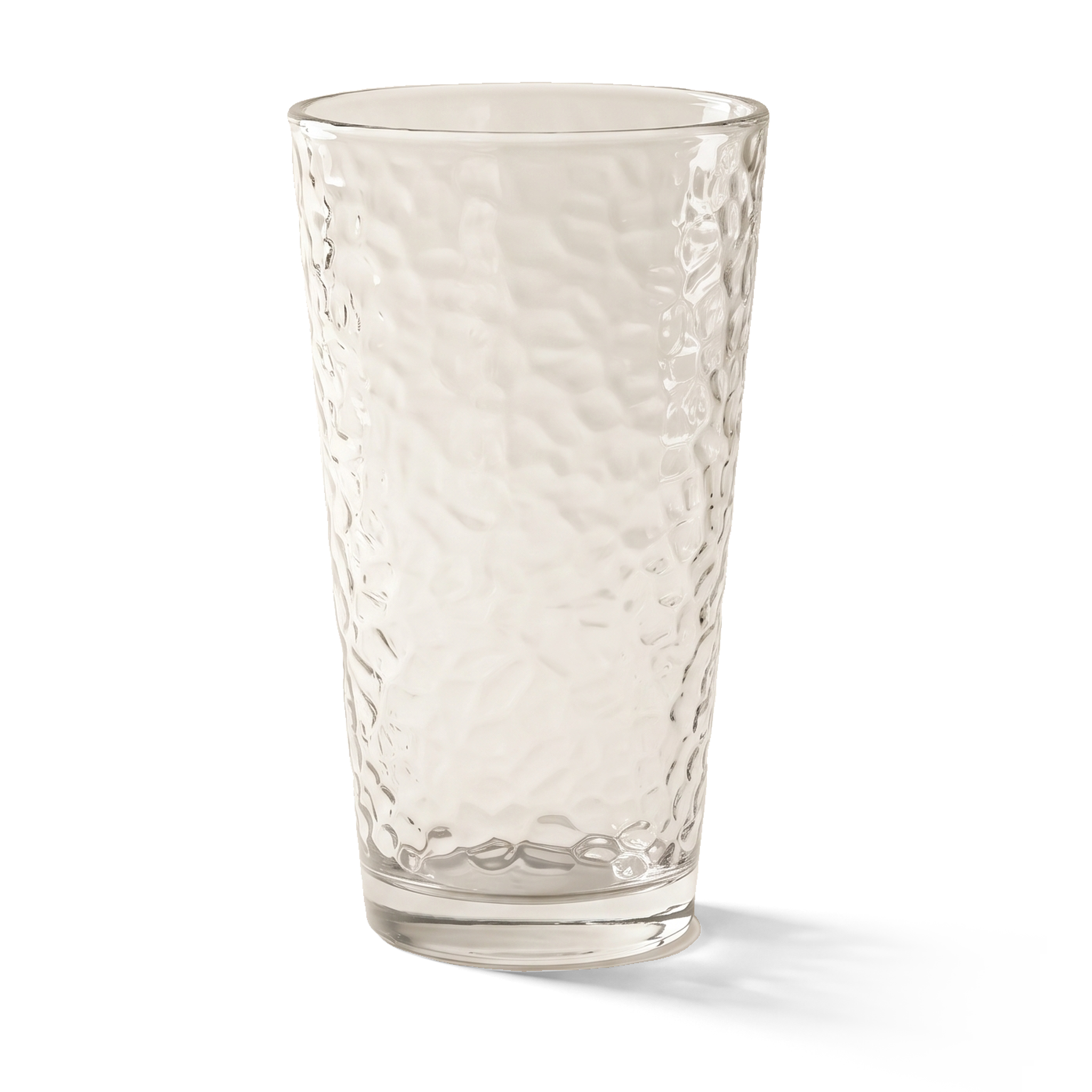 JS Gourmet Grands verres martelés, 470 ml - Lot de 4 - Simple Boutique