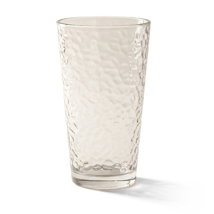 JS Gourmet Grands verres martelés, 470 ml - Lot de 4 - Simple Boutique