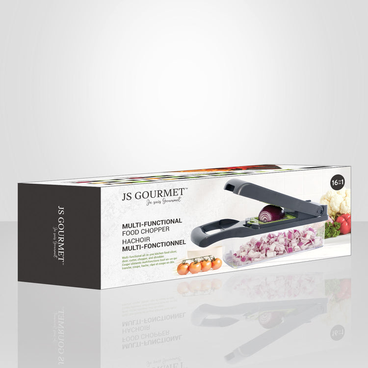 JS Gourmet - Hachoir Manuel Multi-Fonction 16 en 1, Vert - Simple Boutique
