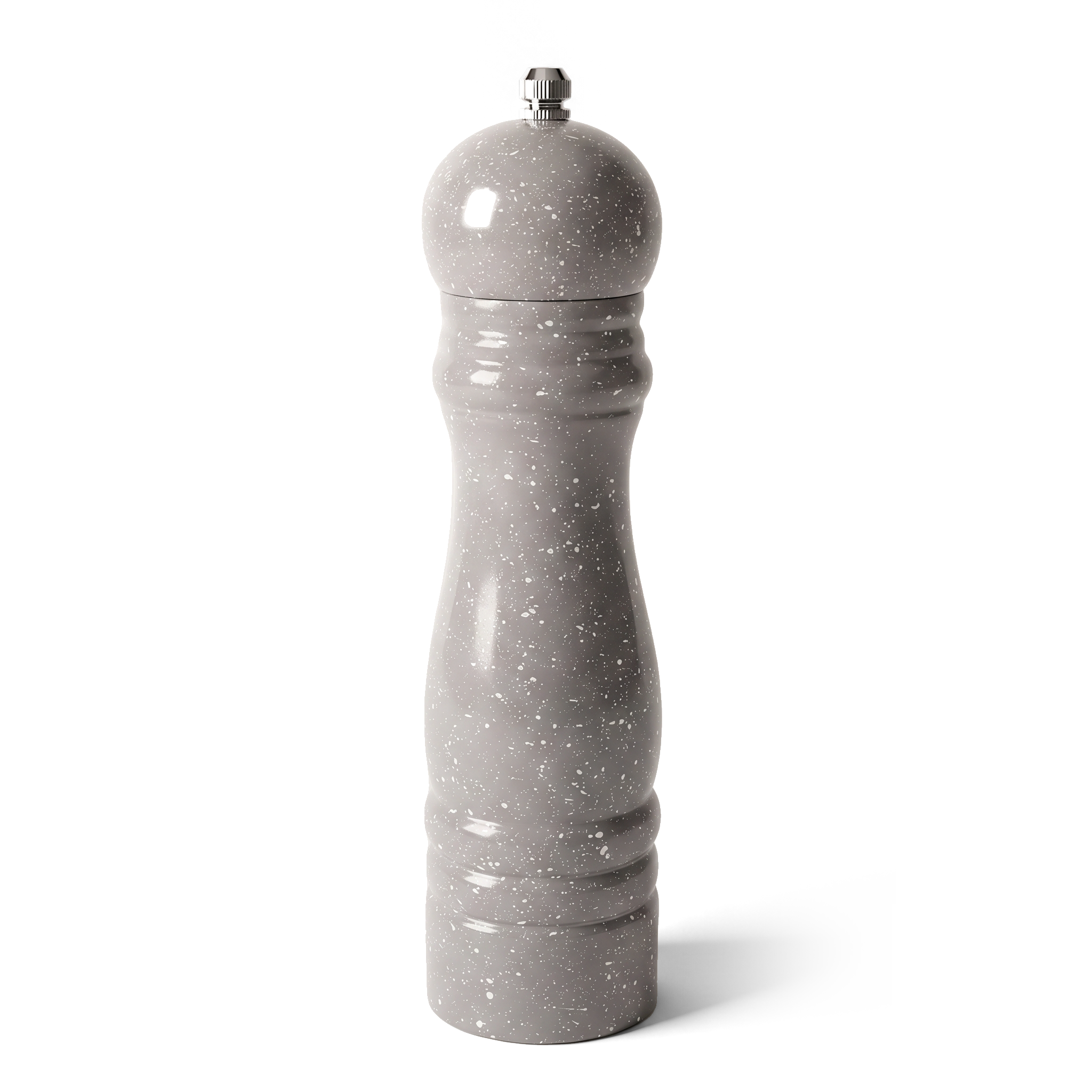 JS Gourmet Moulin à sel ou à poivre en hévéa - Gris moucheté - Simple Boutique