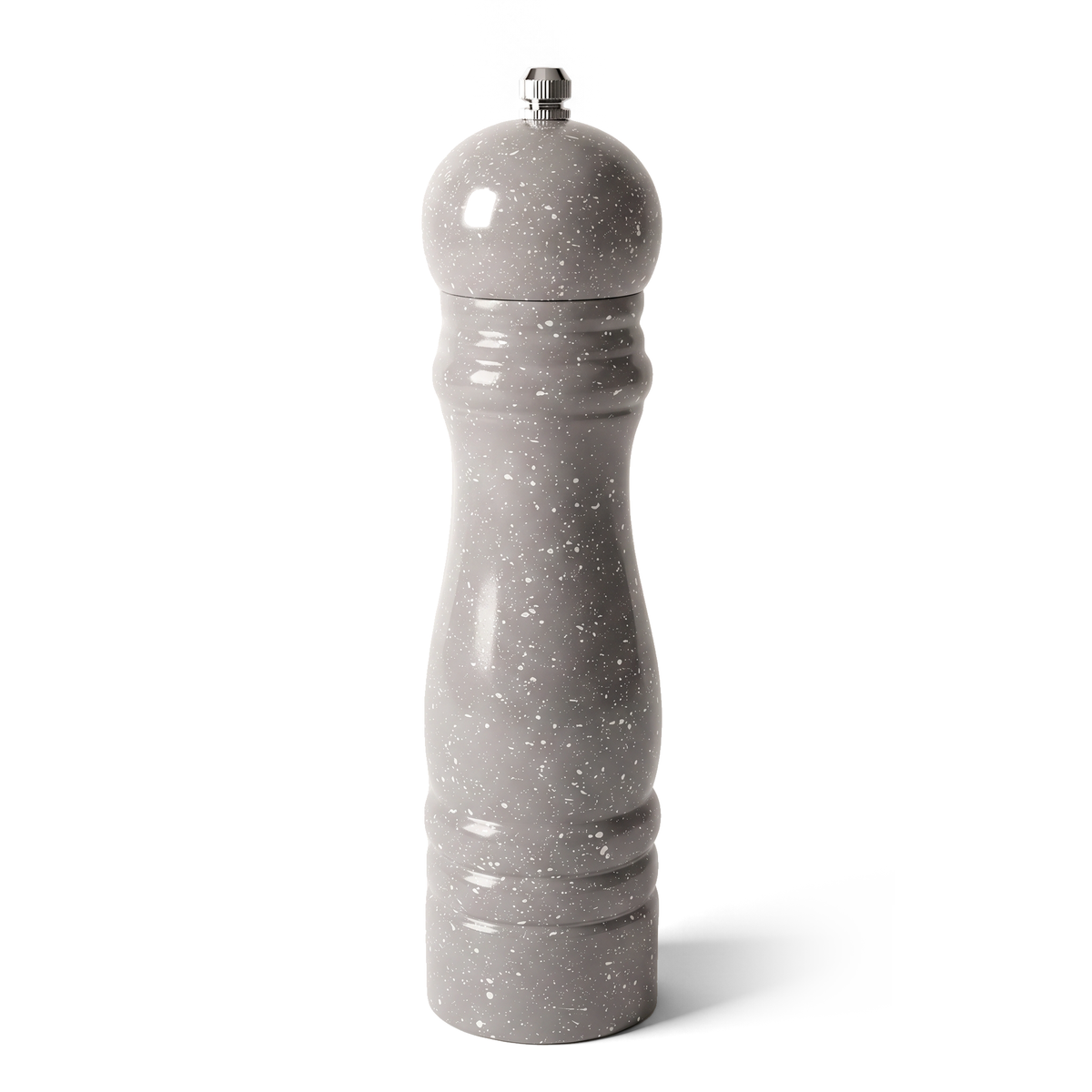 JS Gourmet Moulin à sel ou à poivre en hévéa - Gris moucheté - Simple Boutique
