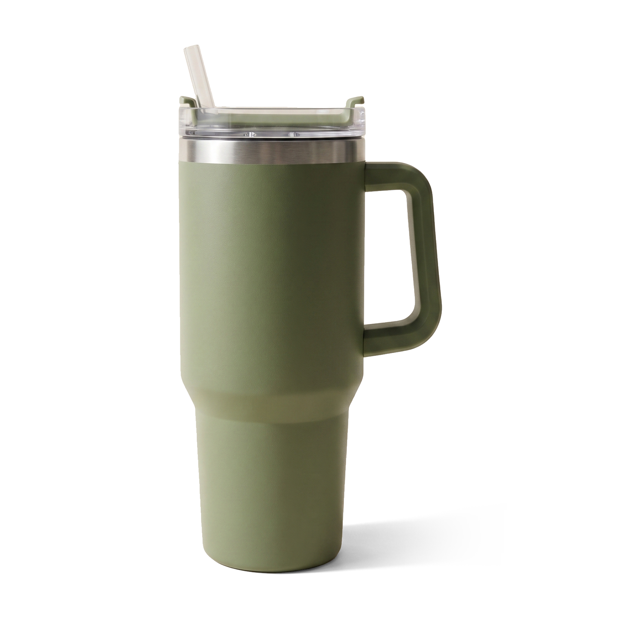 JS Gourmet Mug de voyage isotherme double paroi en acier inoxydable, 1,2 L / 40 oz - Sauge - Simple Boutique