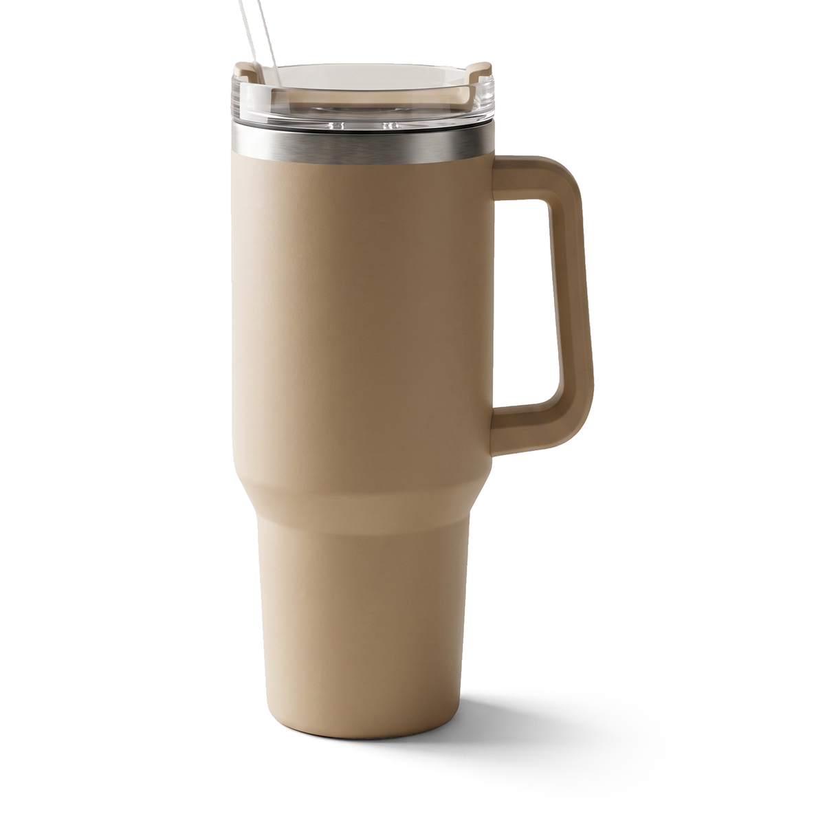 JS Gourmet Mug de voyage isotherme en acier inoxydable à double paroi, 40 oz / 1,2 L - Simple Boutique
