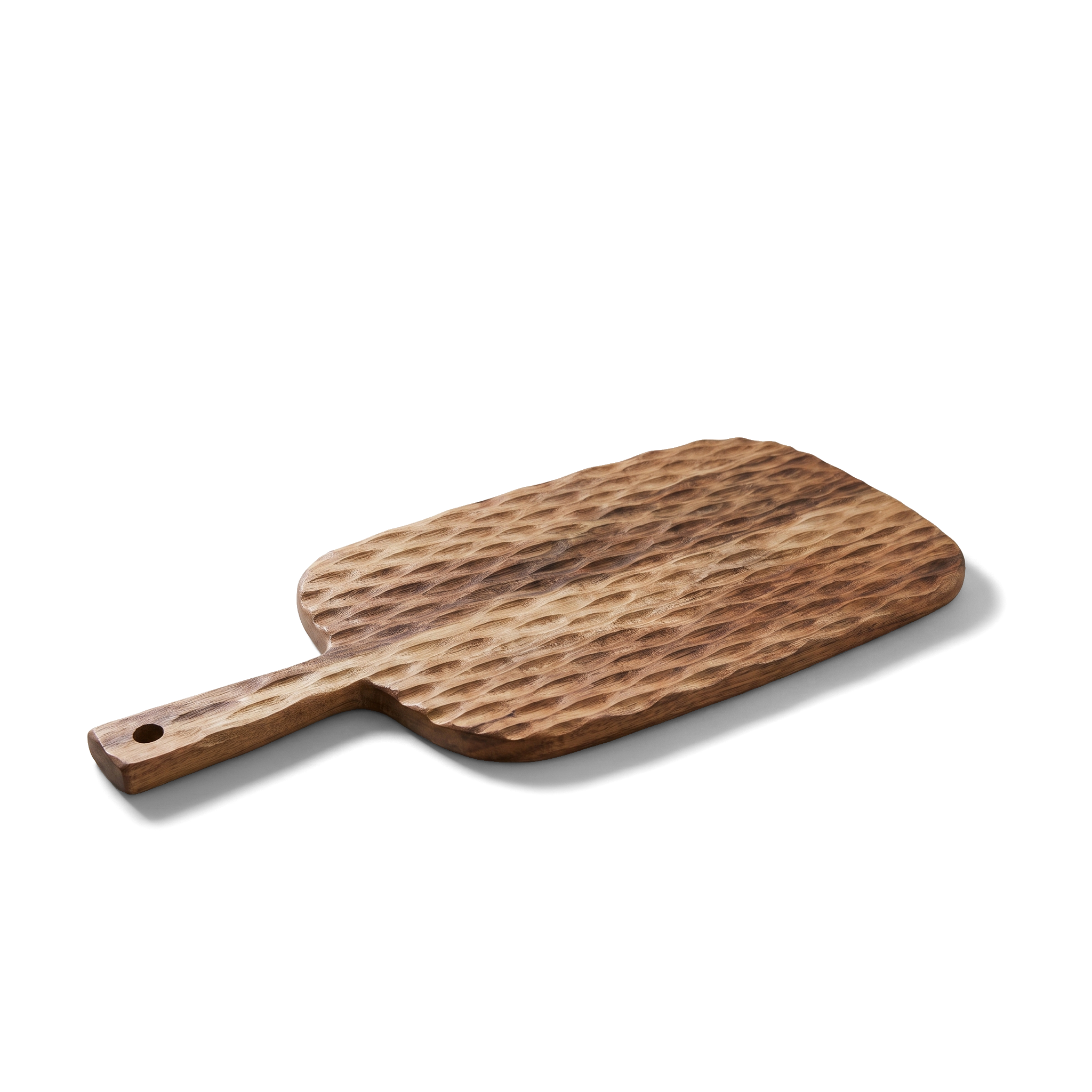 JS Gourmet Planche à pagaie en bois d'acacia cannelé - Simple Boutique