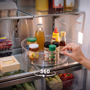 JS Gourmet Plateau tournant en plastique / Lazy Susan - Simple Boutique