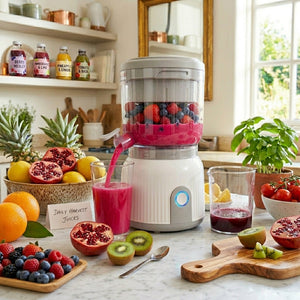 JS Gourmet Presse-fruits sans fil rechargeable par USB, 500 ml - Simple Boutique
