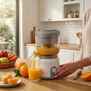 JS Gourmet Presse-fruits sans fil rechargeable par USB, 500 ml - Simple Boutique