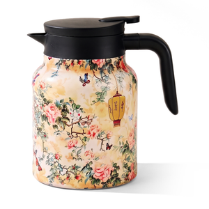 JS Gourmet Thermos à thé floral vintage, 1,5 L - Simple Boutique