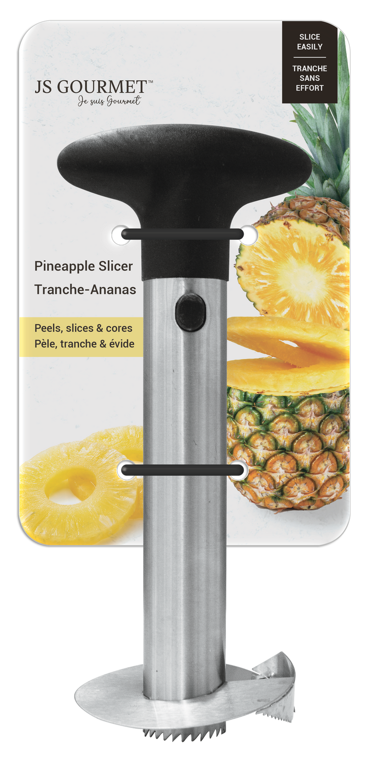 JS Gourmet Trancheur, vide-cœur et éplucheur à ananas - emballage - Simple Boutique