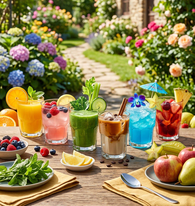 JS Gourmet Verres Trempés 300 ml - Lot de 6 Design Facetté - Simple Boutique
