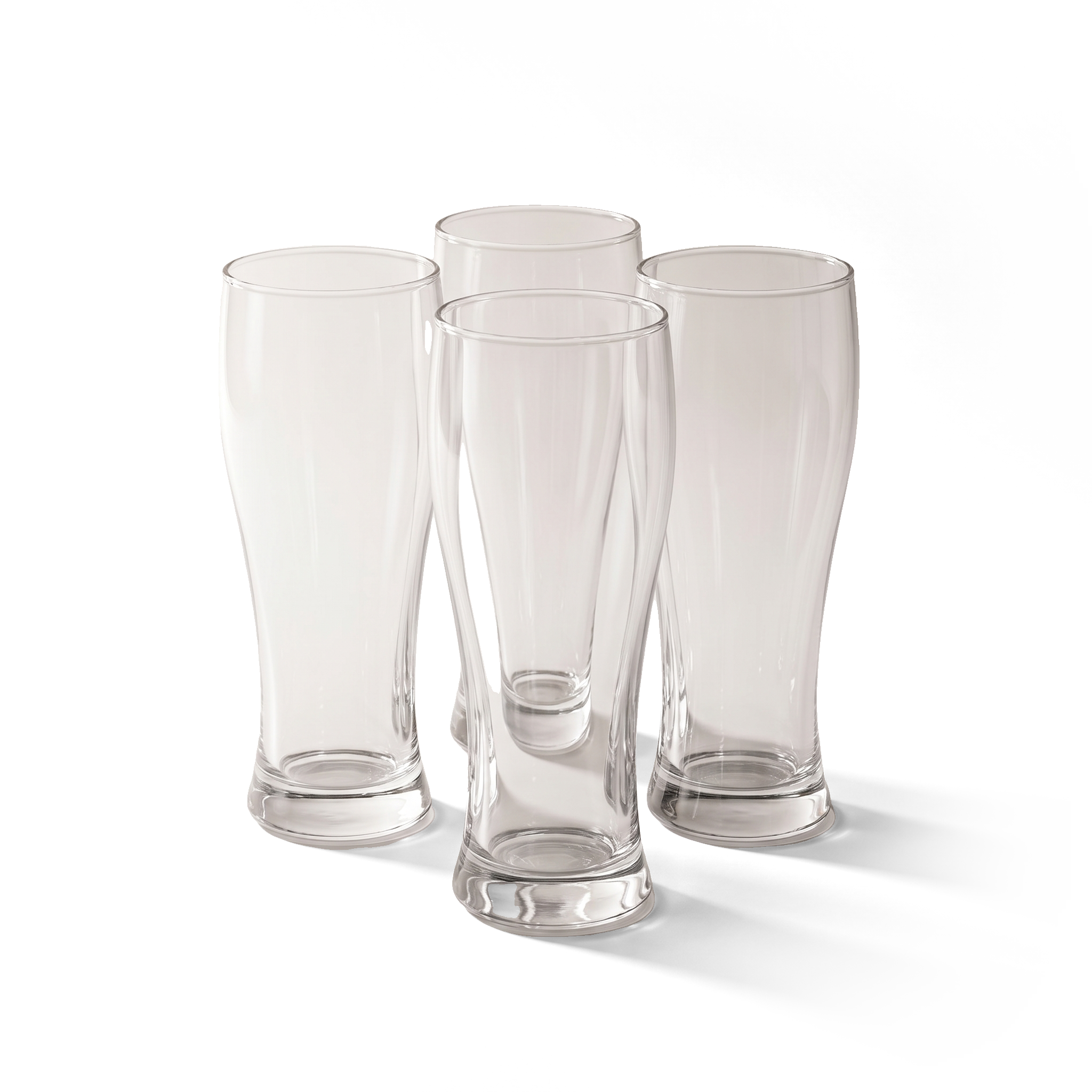 JS Gourmet Verres à bière pilsner — Ensemble de 4, 450 ml - Simple Boutique