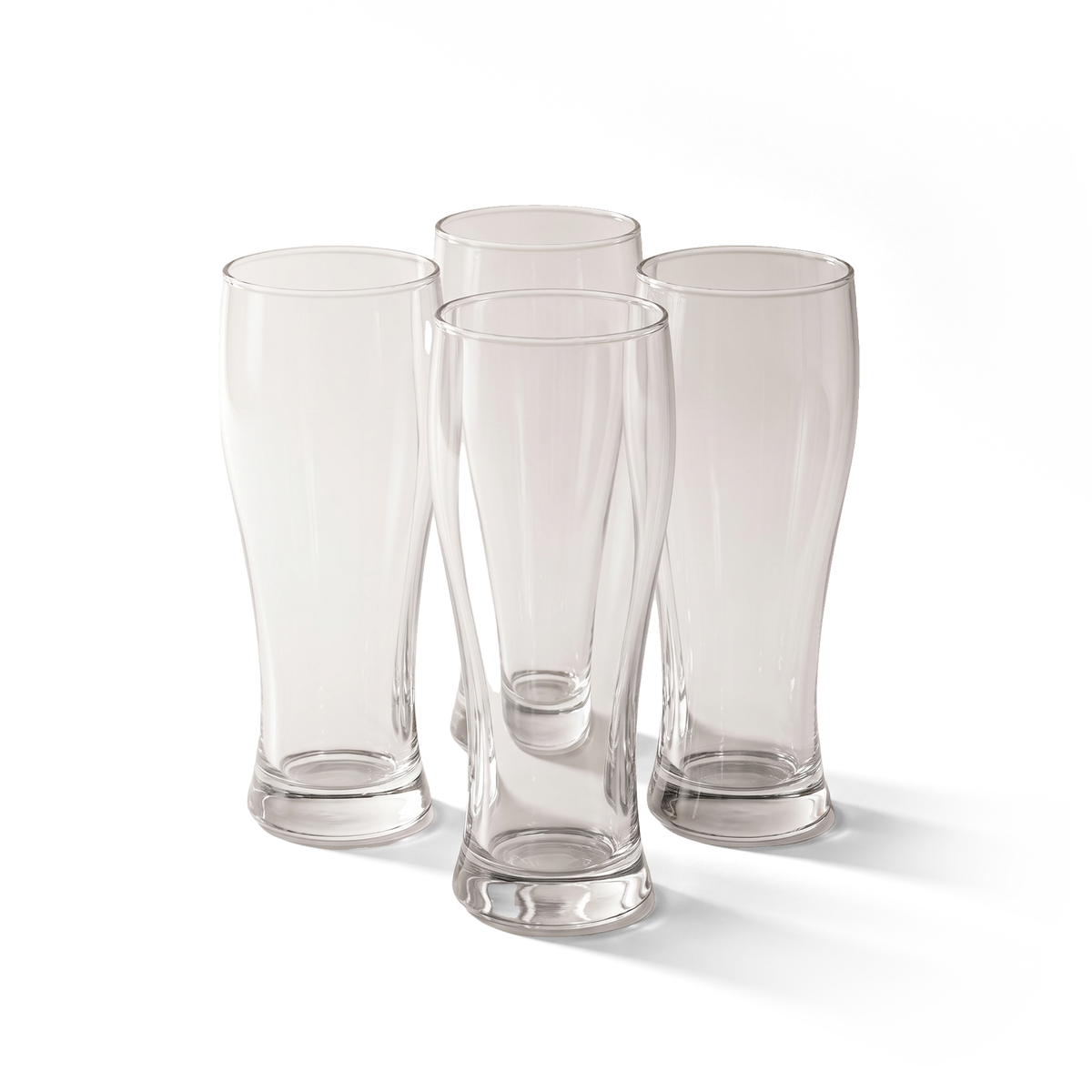 JS Gourmet Verres à bière pilsner — Ensemble de 4, 450 ml - Simple Boutique