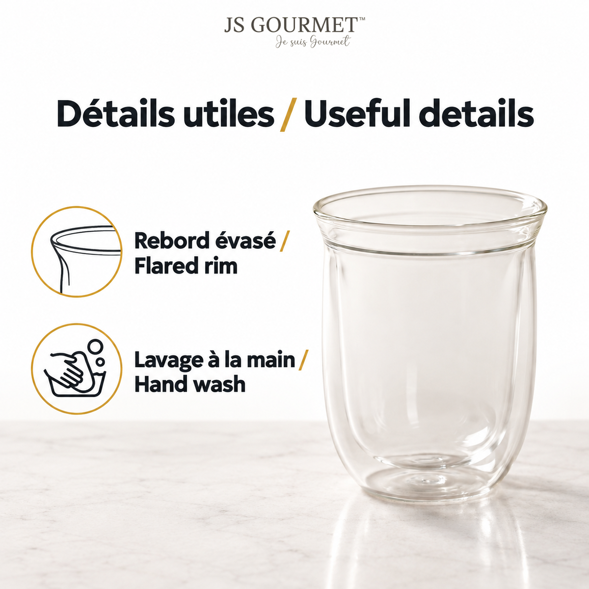 76-7-99821 — caractéristique 2 — bilingue — logo original JS Gourmet