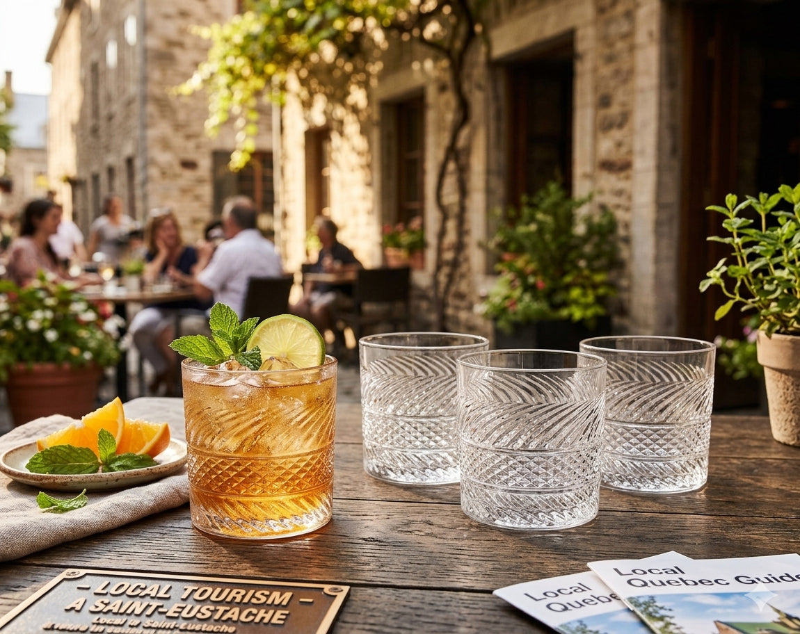 JS Gourmet Verres bas à coupe Wexford — lot de 4 - Simple Boutique