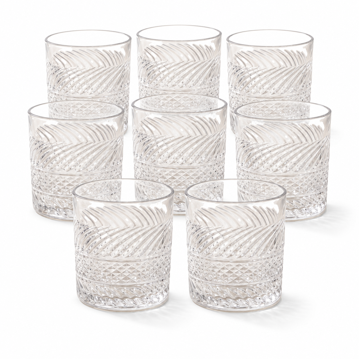 Verres bas à coupe Wexford — lot de 8