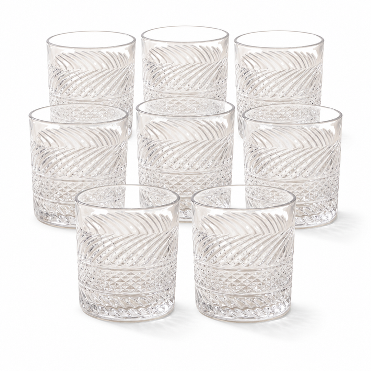 Verres bas à coupe Wexford — lot de 8