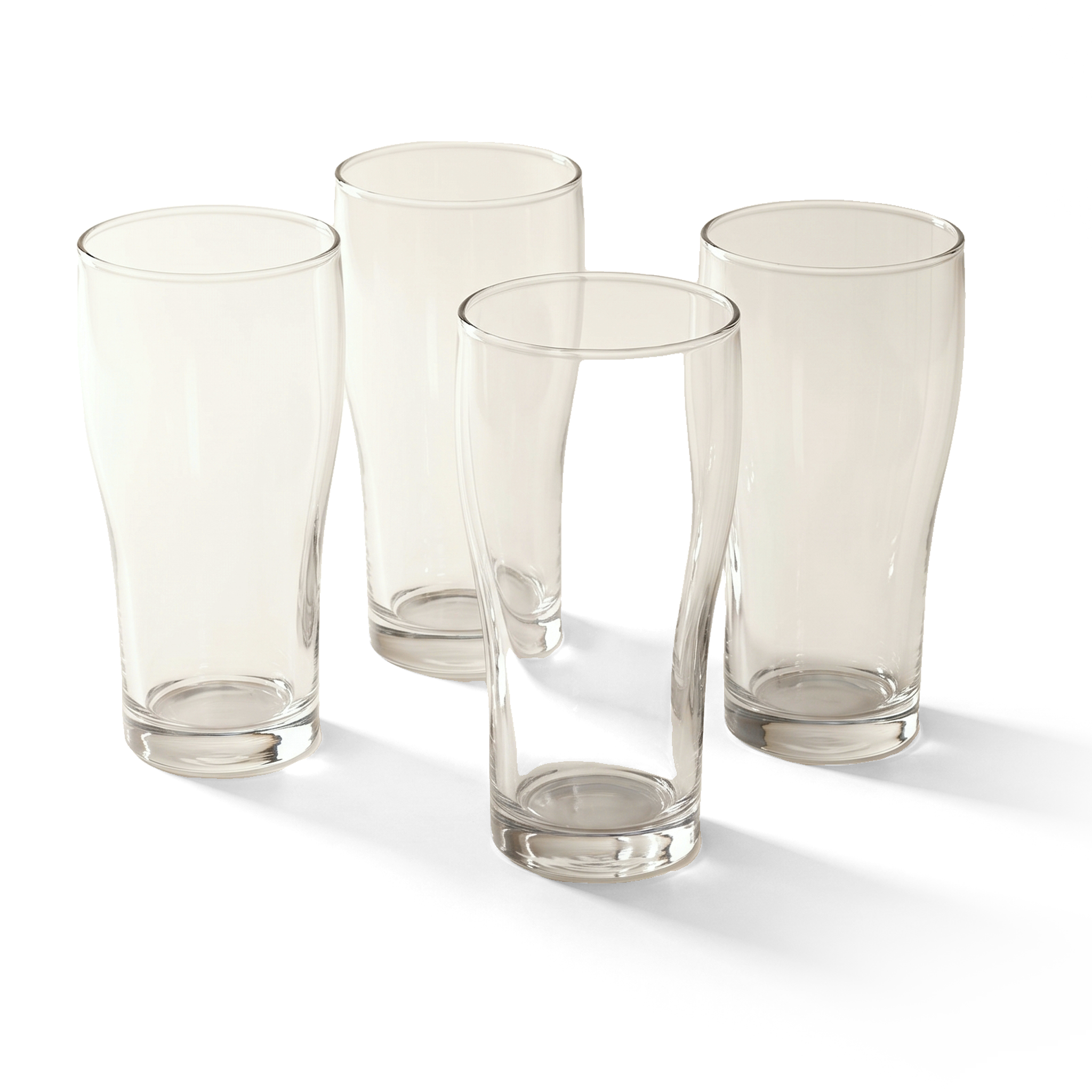 JS Gourmet Verres empilables de style pub et cocktail, 570 ml - Lot de 4 - Simple Boutique