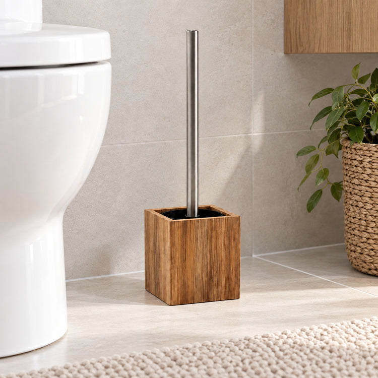 JS Maison Brosse WC en bois d'acacia - Simple Boutique