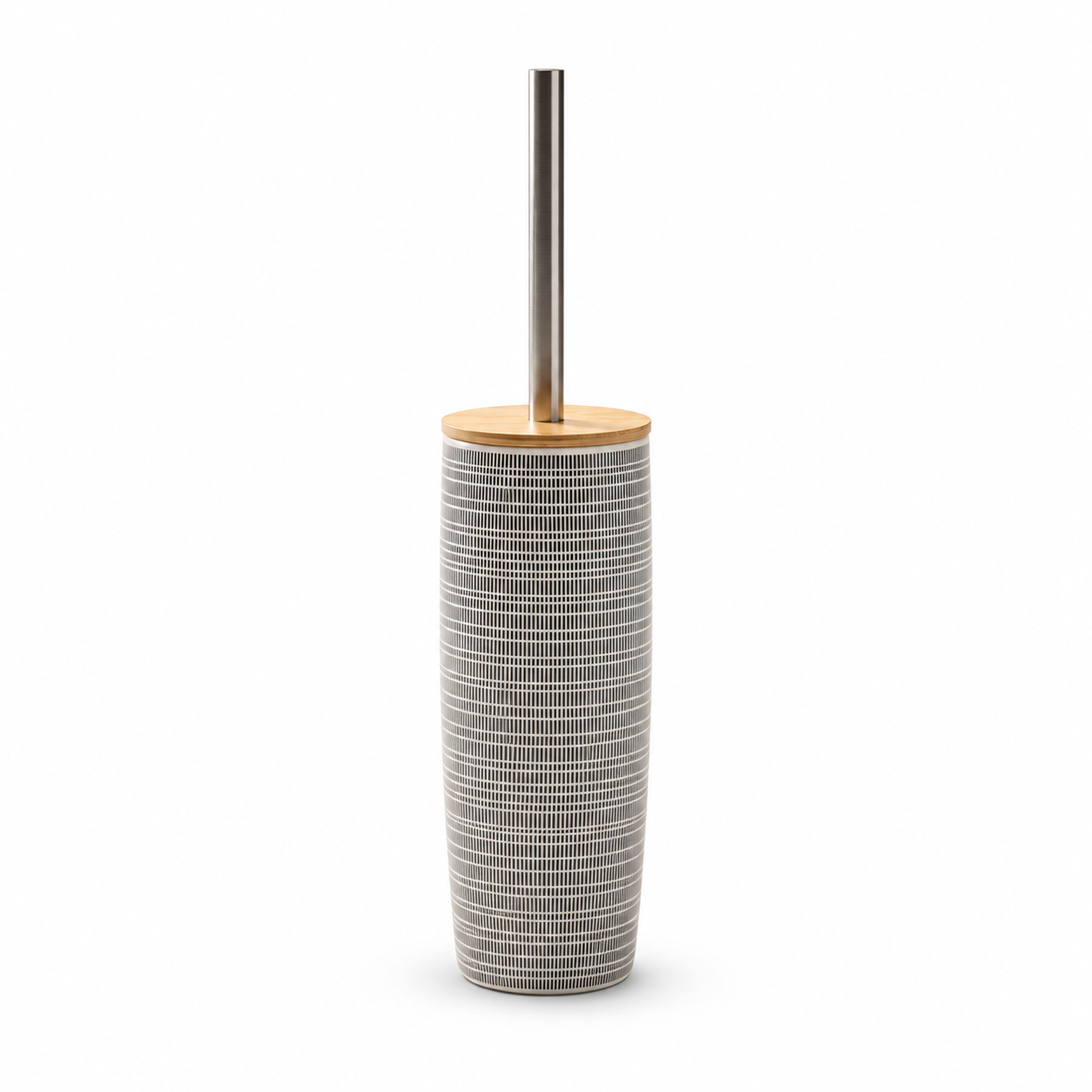 JS Maison Brosse de toilettes Dolomite Gris et Blanc - Simple Boutique