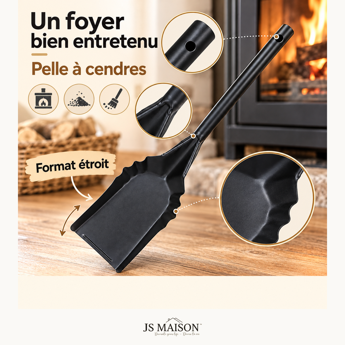 JS Maison Pelle noire - Anderson - Simple Boutique