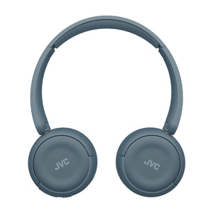 JVC - Casque d'écoute Sans-Fil Bluetooth 5.4, Autonomie de 50 Heures, Pliable avec Microphone Intégré, Bleu - Simple Boutique