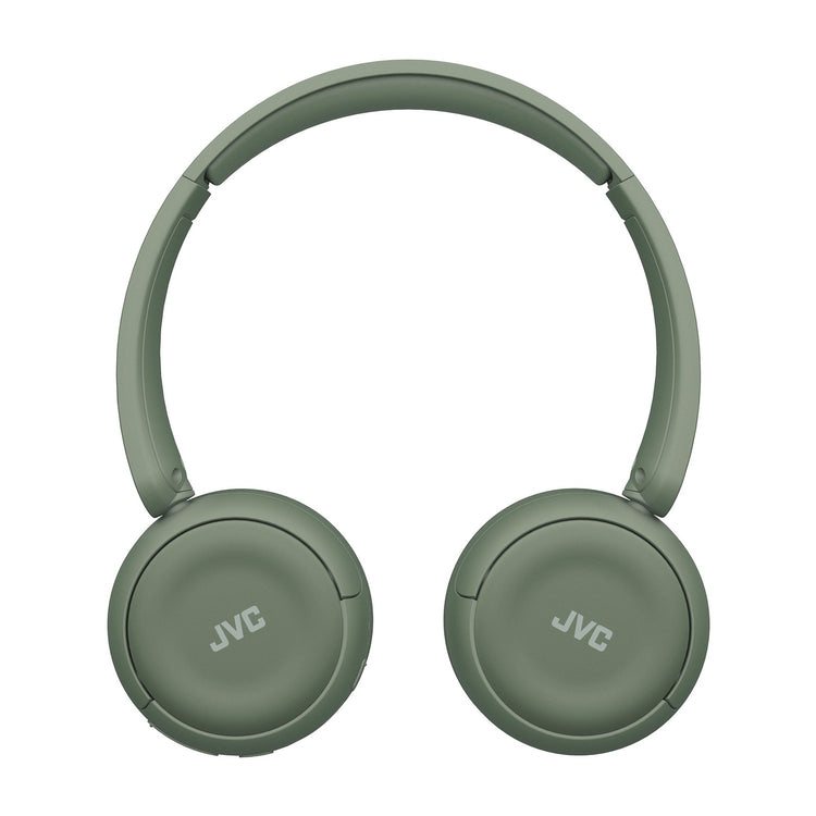JVC - Casque d'écoute Sans-Fil Bluetooth 5.4, Autonomie de 50 Heures, Pliable avec Microphone Intégré, Kaki - Simple Boutique