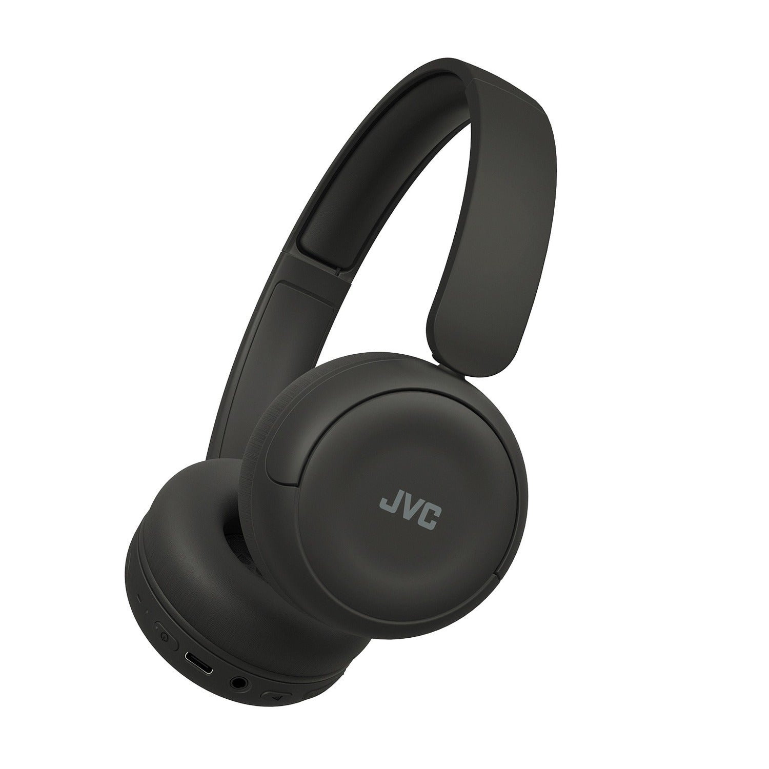 JVC - Casque d'écoute Sans-Fil Bluetooth 5.4, Autonomie de 50 Heures, Pliable avec Microphone Intégré, Noir - Simple Boutique