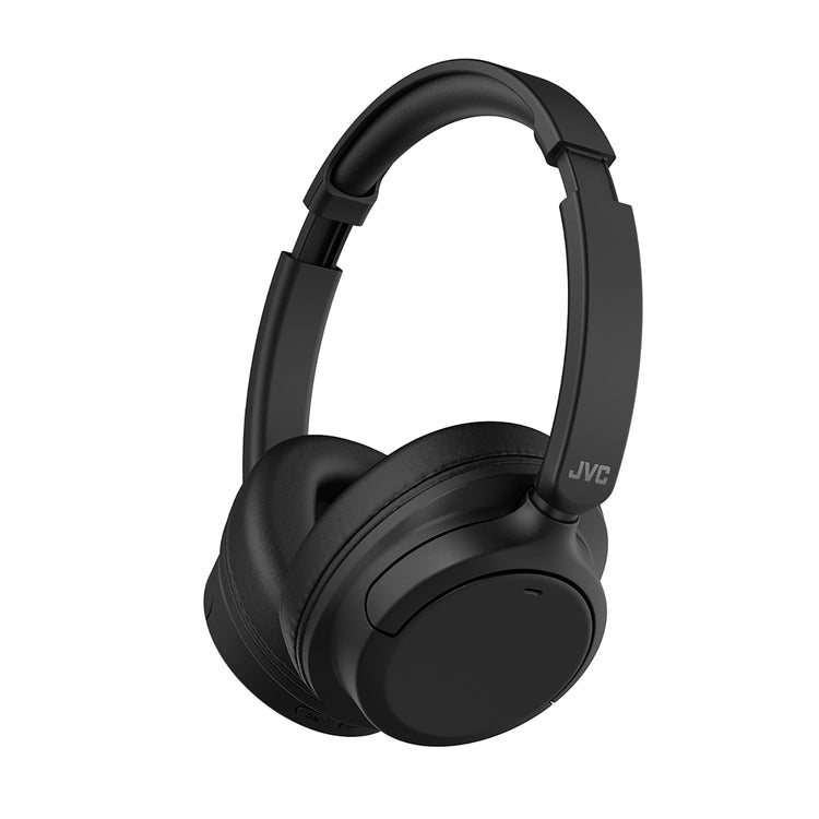 JVC - Casque d'écoute Sans-Fil à Suppression Active du Bruit, Microphone et Télécommande Intégrés, Noir - Simple Boutique