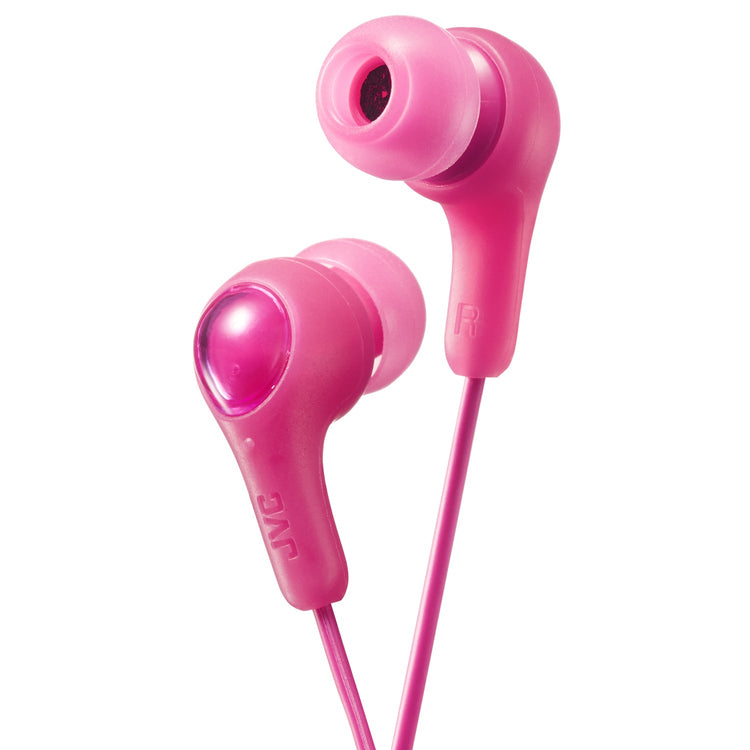 JVC - Écouteurs Intra-Auriculaire Filaire, Gumy Plus, Rose - Simple Boutique