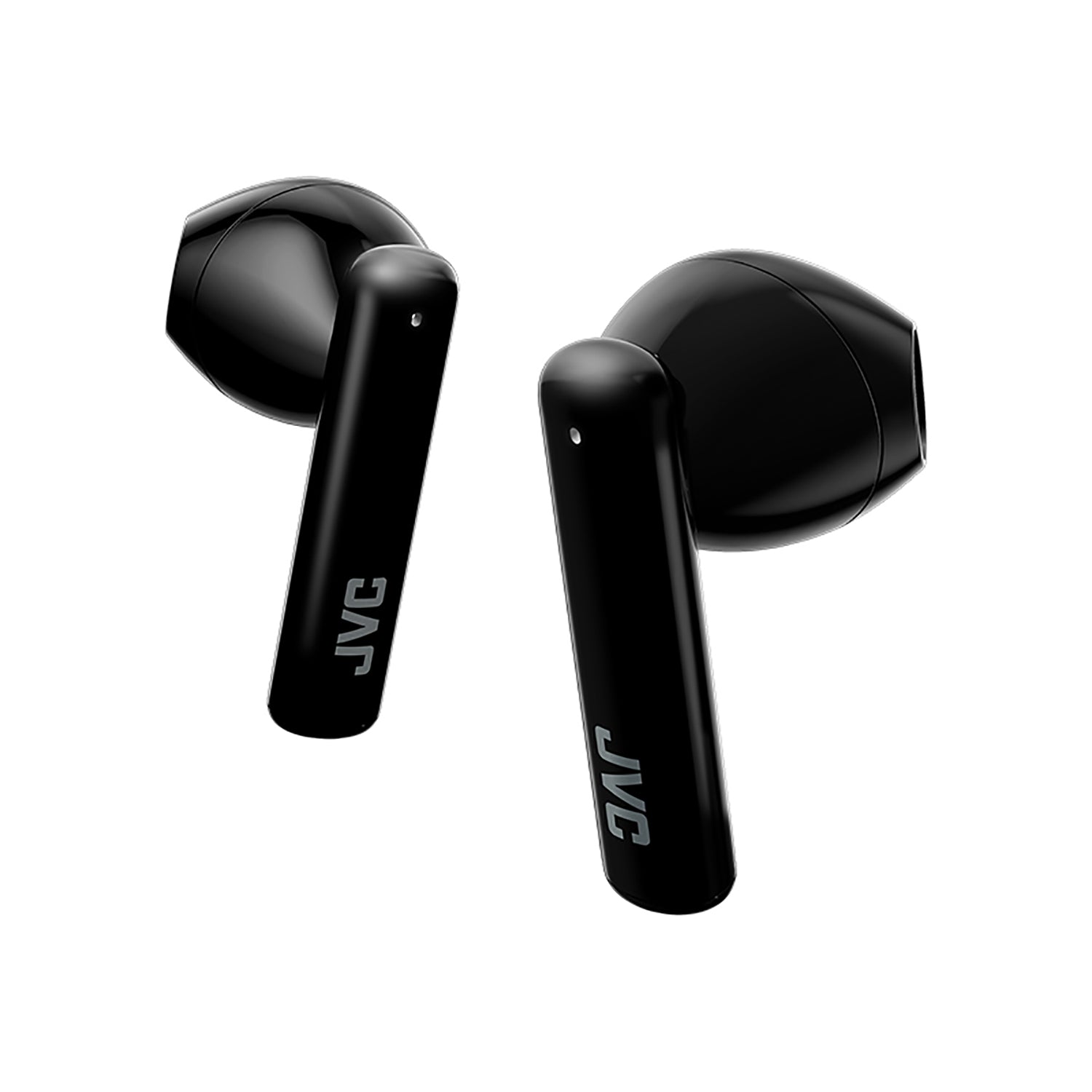 JVC - Écouteurs Intra-Auriculaires Sans-Fil avec Boitier de Recharge et Microphone Intégré, Noir - Simple Boutique