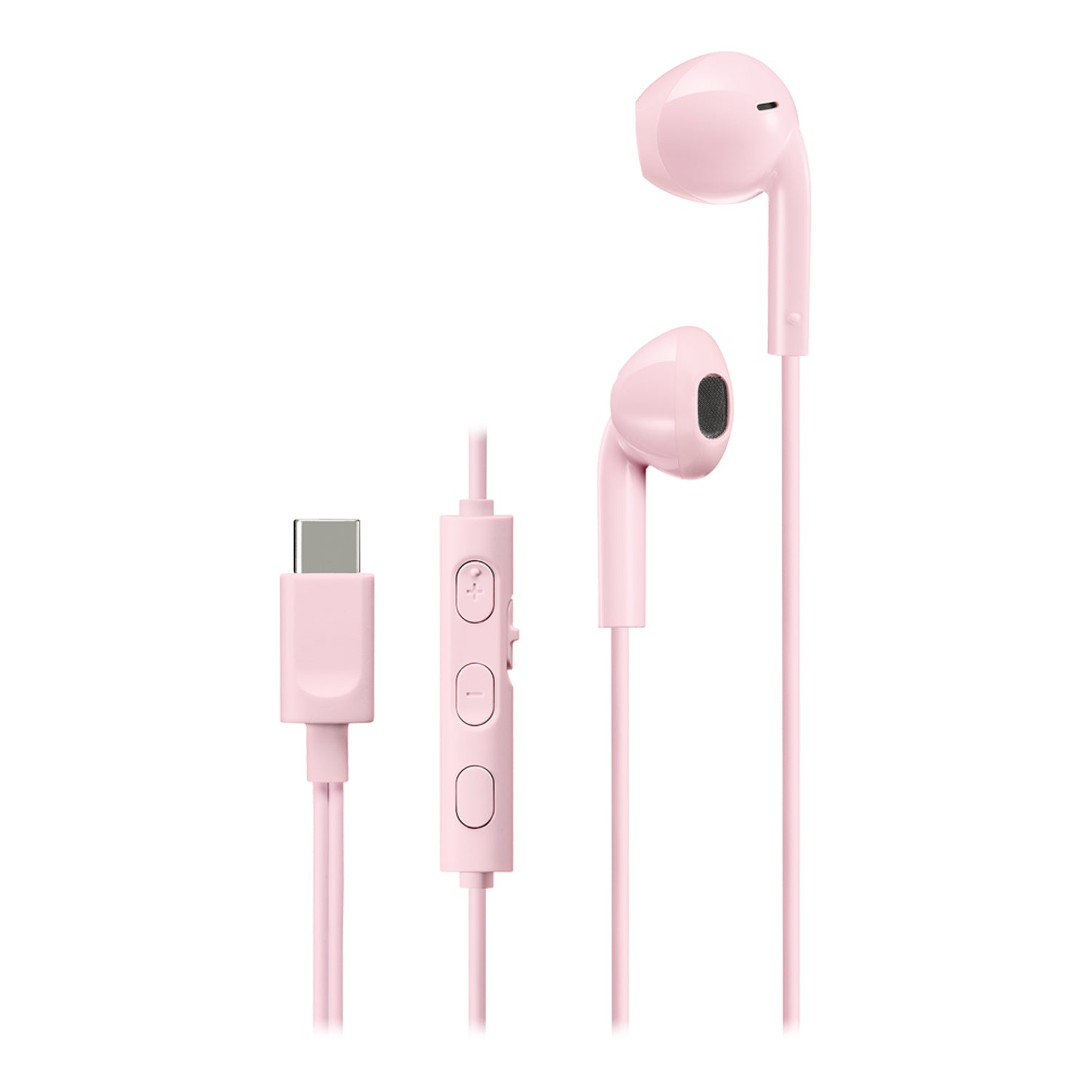 JVC - Écouteurs Intra-Auriculaires USB Type-C avec Microphone et Télécommande Intégré, Rose - Simple Boutique