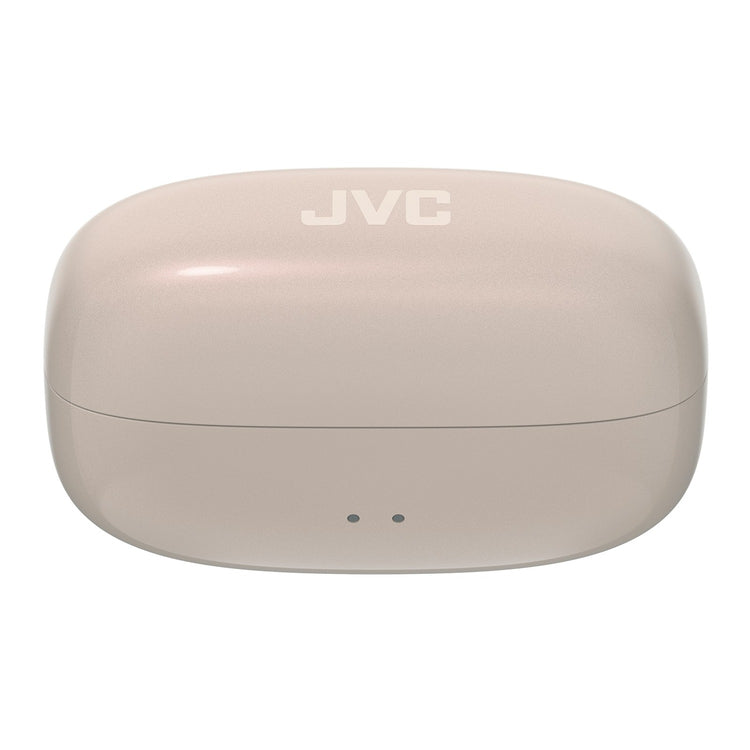 JVC - Écouteurs Nearphones Sans-Fil Édition Perle avec Boitier de Recharge et Microphone Intégré, Pêche Sablée - Simple Boutique