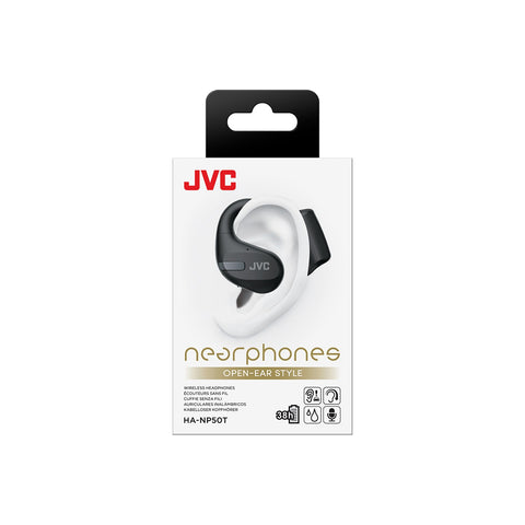 JVC - Écouteurs Sans-Fil Intra-Auriculaires, Bluetooth 5.3 avec Microphone et Boitier de Chargement, Noir