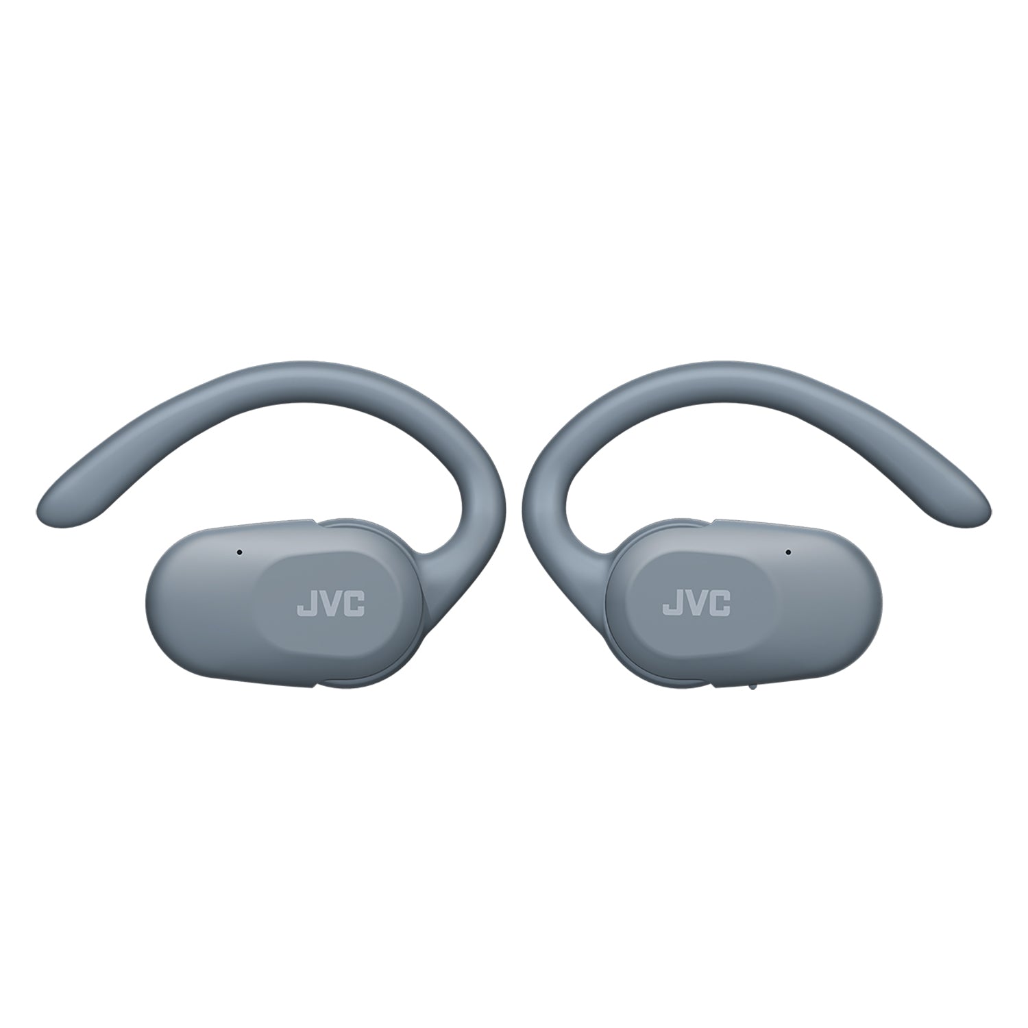 JVC - Écouteurs Sans Fil à Oreille Ouverte Nearphones avec Boitier de Reacharge, Bleu - Simple Boutique