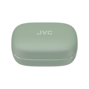 JVC - Écouteurs Sport Sans Fil avec Réduction Active du Bruit, Mode Ambiant, Crochets d’Oreille, 30h Autonomie, IPX5, Bluetooth 5.1, Vert - HA-EC75T-G - Simple Boutique