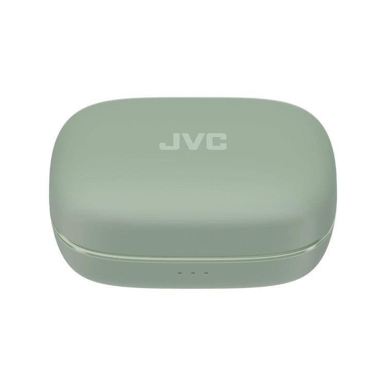 JVC - Écouteurs Sport Sans Fil avec Réduction Active du Bruit, Mode Ambiant, Crochets d’Oreille, 30h Autonomie, IPX5, Bluetooth 5.1, Vert - HA-EC75T-G - Simple Boutique