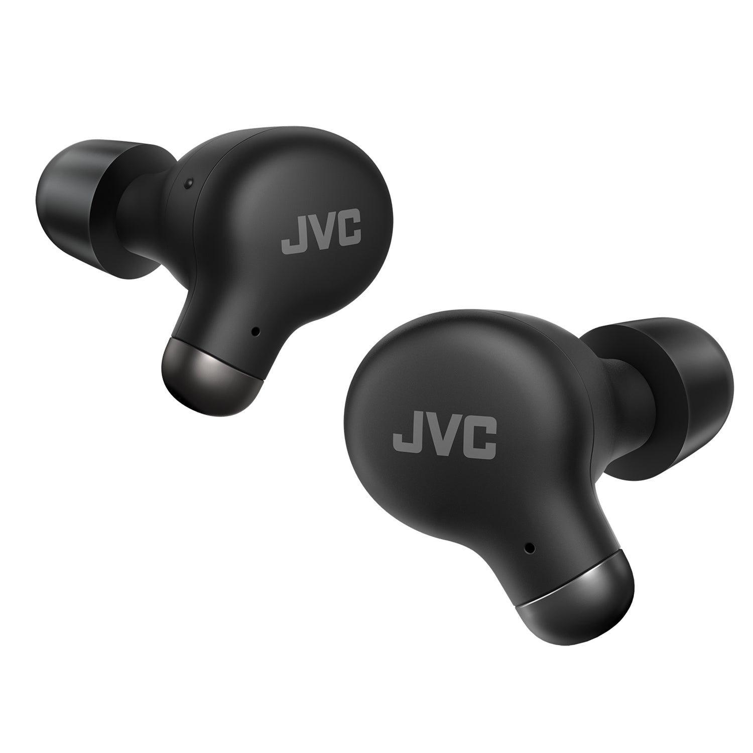 JVC HA-A25T-B - Écouteurs Intra-Auriculaire Marshmallow avec Suppression du Bruit, Bluetooth 5.3, Boitier de Recharge et Commandes Tactiles, Noir - Simple Boutique