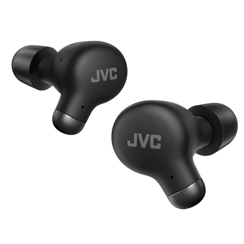 JVC HA-A25T-B - Écouteurs Intra-Auriculaire Marshmallow avec Suppression du Bruit, Bluetooth 5.3, Boitier de Recharge et Commandes Tactiles, Noir