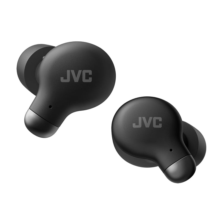 JVC HA-A25T-B - Écouteurs Intra-Auriculaire Marshmallow avec Suppression du Bruit, Bluetooth 5.3, Boitier de Recharge et Commandes Tactiles, Noir - Simple Boutique